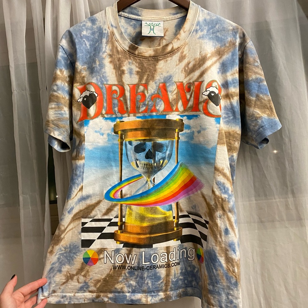 Online Ceramics Dreams Now Loading Tie Dye T Shirt ✨🌞